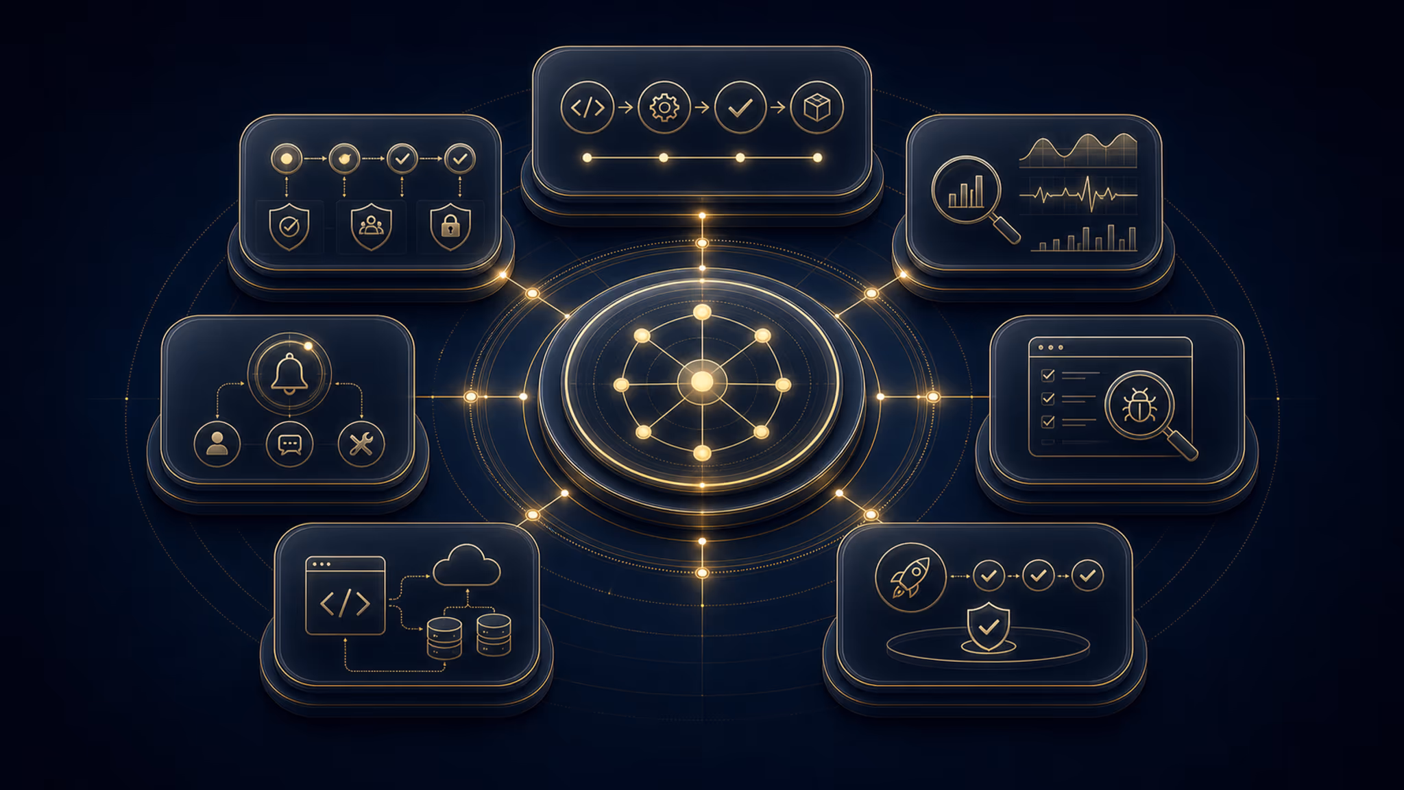 Capability map infographic for the DevOps, SRE & Quality Assurance service family