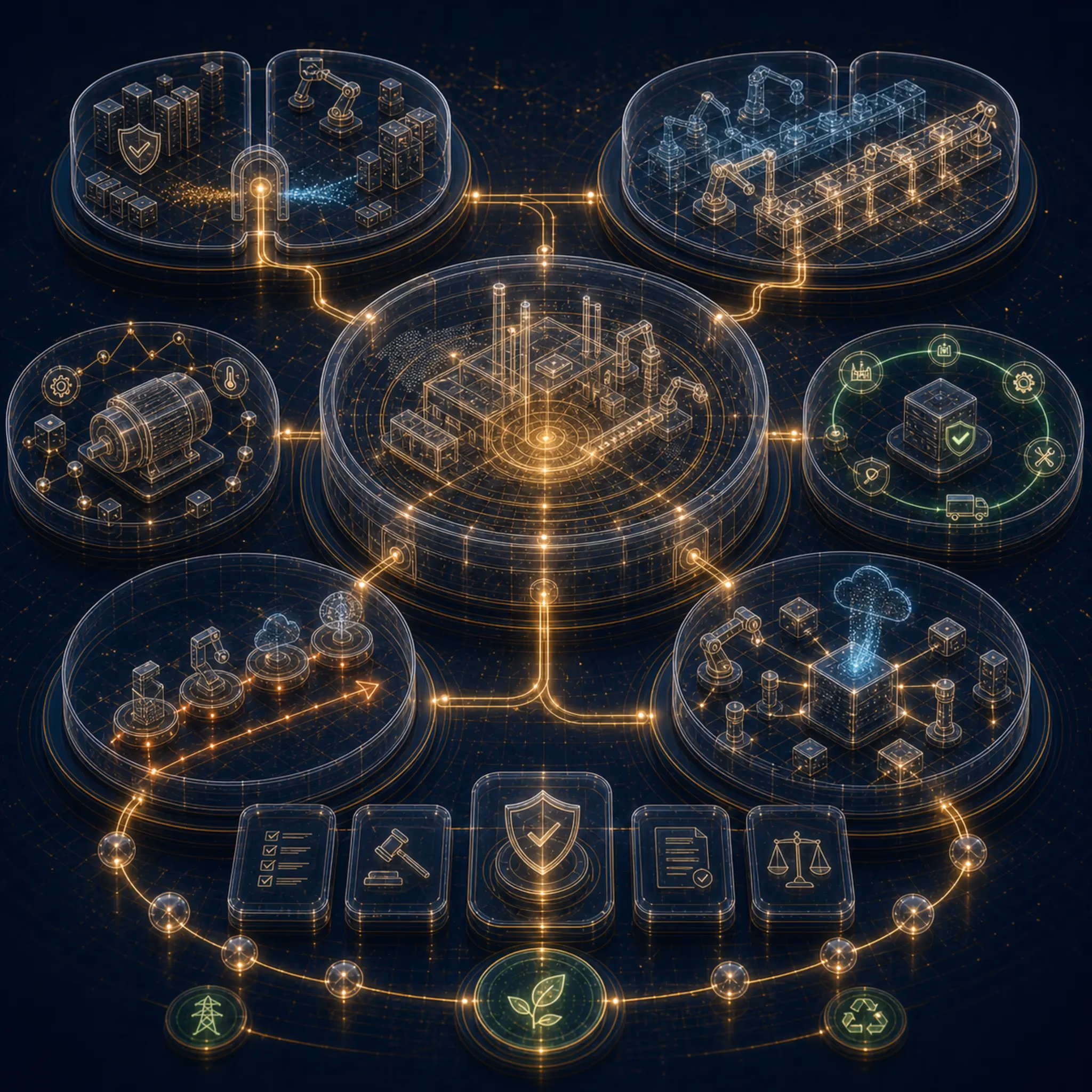Manufacturing & Industry 4.0 Sectoral solution infographic